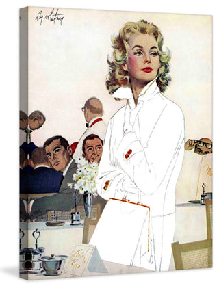 "Too Young for Trouble" Painting Print on Wrapped Canvas