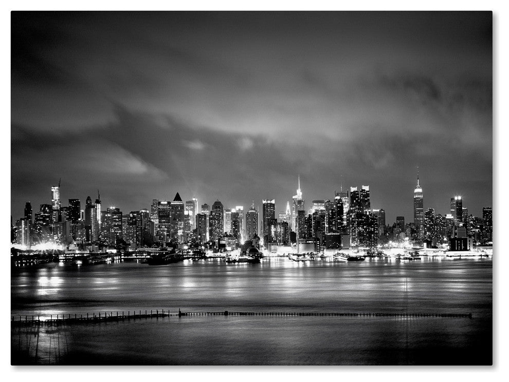 'New York Skyline' Canvas Art by Preston