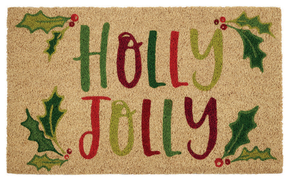 Holly Jolly Doormat