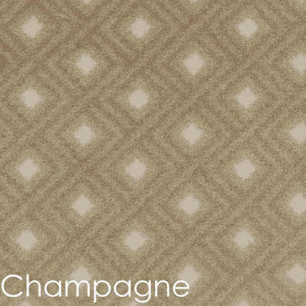 Diamond Design 3/8 Thick Indoor Area Rug Carpet, Champagne, 8x10