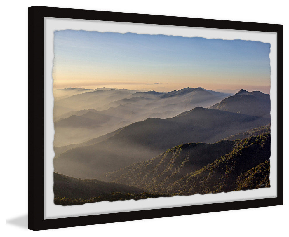 "Only Way to Go Is Up" Framed Painting Print, 36x24