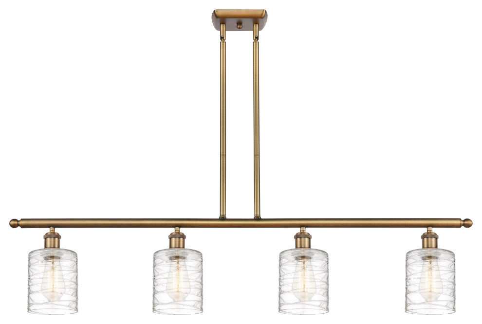 Innovations 516-4I-BB-G1113-LED 4-Light Island Light, Brushed Brass