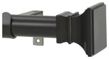 Versailles Non-Telescoping Curtain Rod, Oil Rubbed Bronze, 72''