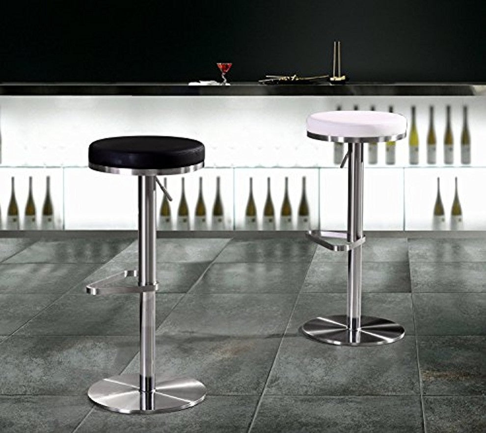 Fano Light Grey Stainless Steel Barstool - Light Grey