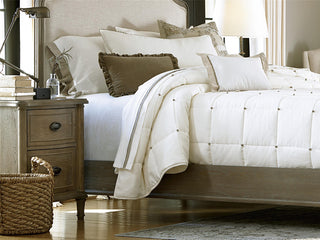 Devon French Oak 2 Drawer Nightstand