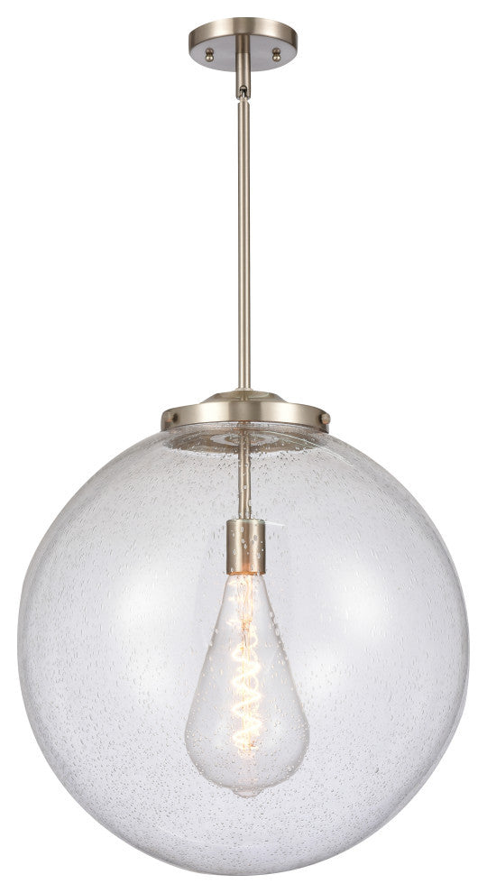 Beacon Pendant, Brushed Satin Nickel, Seedy