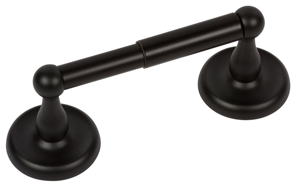 500 Series Wall Mount Toilet Paper Holder With Roller, Black