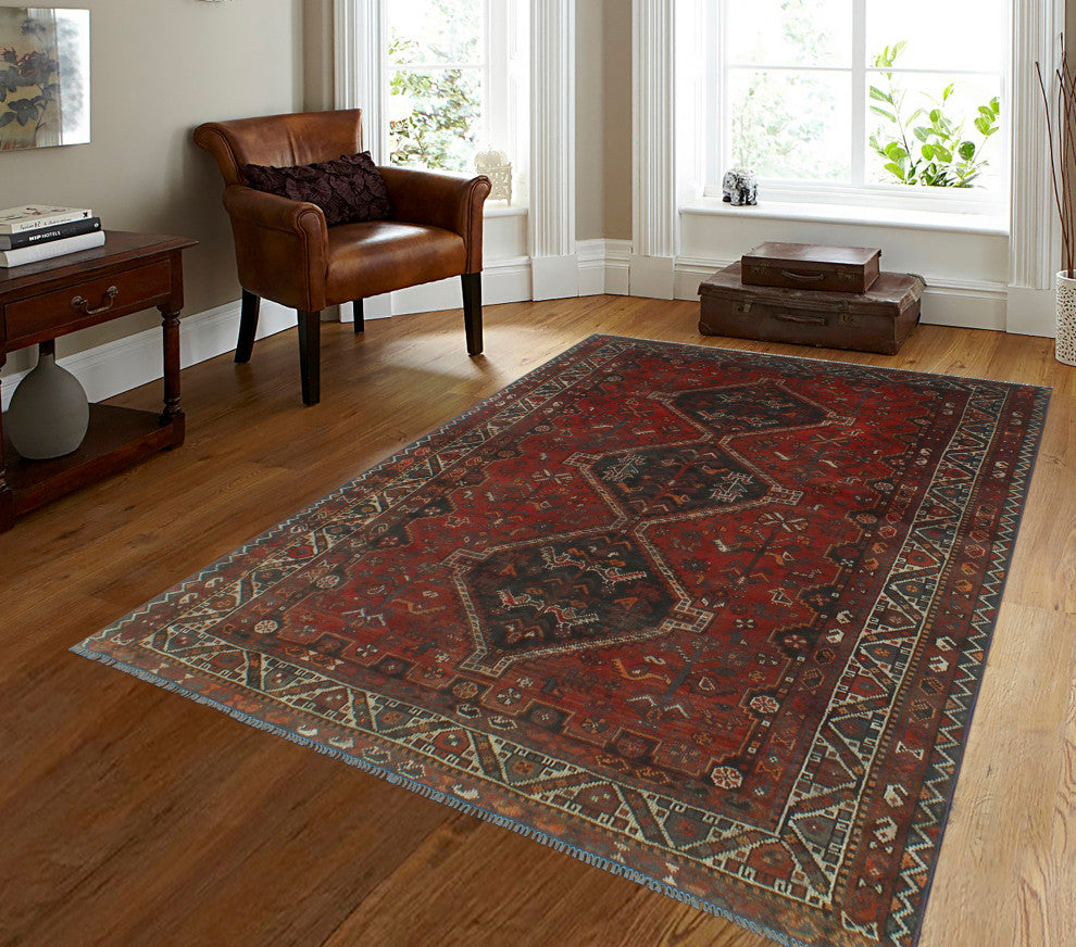 Semi-Antique Mumtoza Red Rug