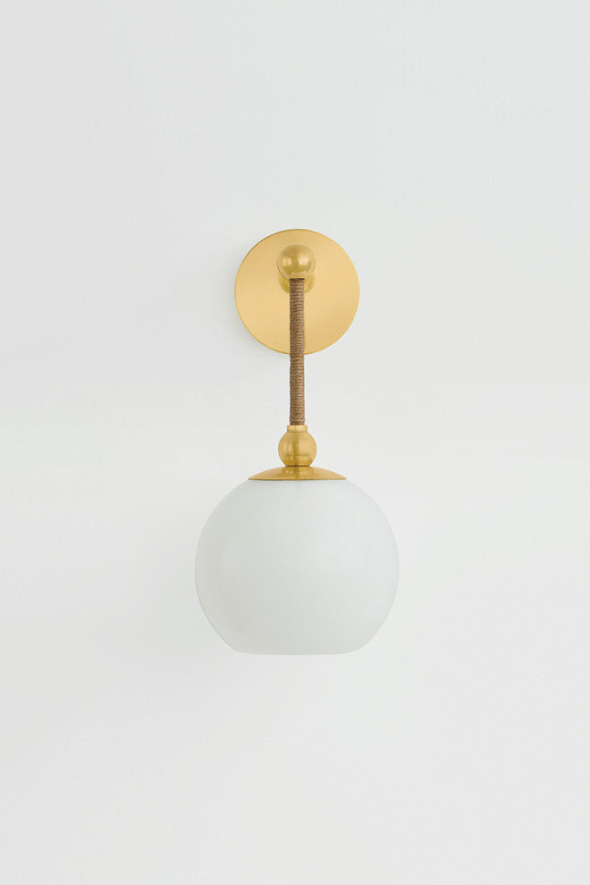 Mandy Cheng x Mitzi Abbie Wall Sconce Aged Brass