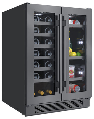 Avallon AWBC242GGFD 24"W 21 Bottle Capacity and 64 Can Capacity - Panel Ready