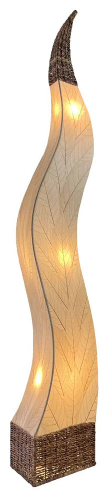 Eangee Flame Giant Floor Lamp, Natural