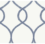 Laurel Leaf Ogee Wallpaper