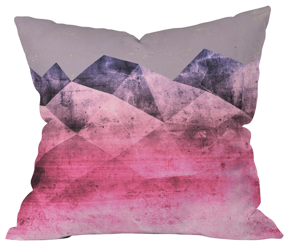 Emanuela Carratoni Think Pink Throw Pillow