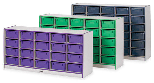 Rainbow Accents Mobile Tub Storage