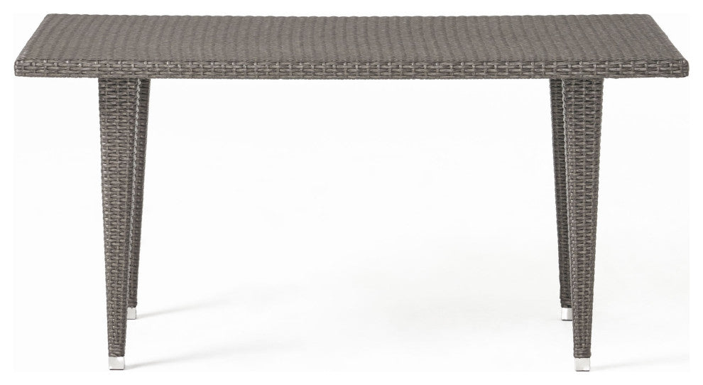 GDF Studio 7-Piece Livingston Outdoor Wicker Dining Set