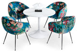 Roxann Dining Chair, Multi-colored, Velvet