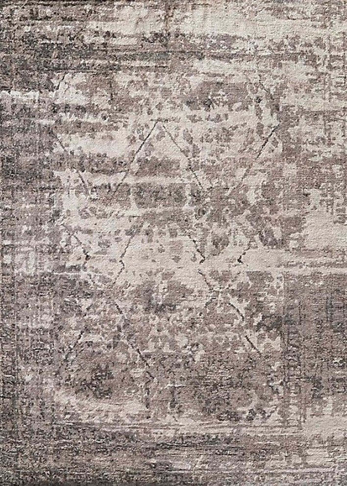 Ahgly Company Indoor Rectangle Mid-Century Modern Area Rugs, 7' x 9'