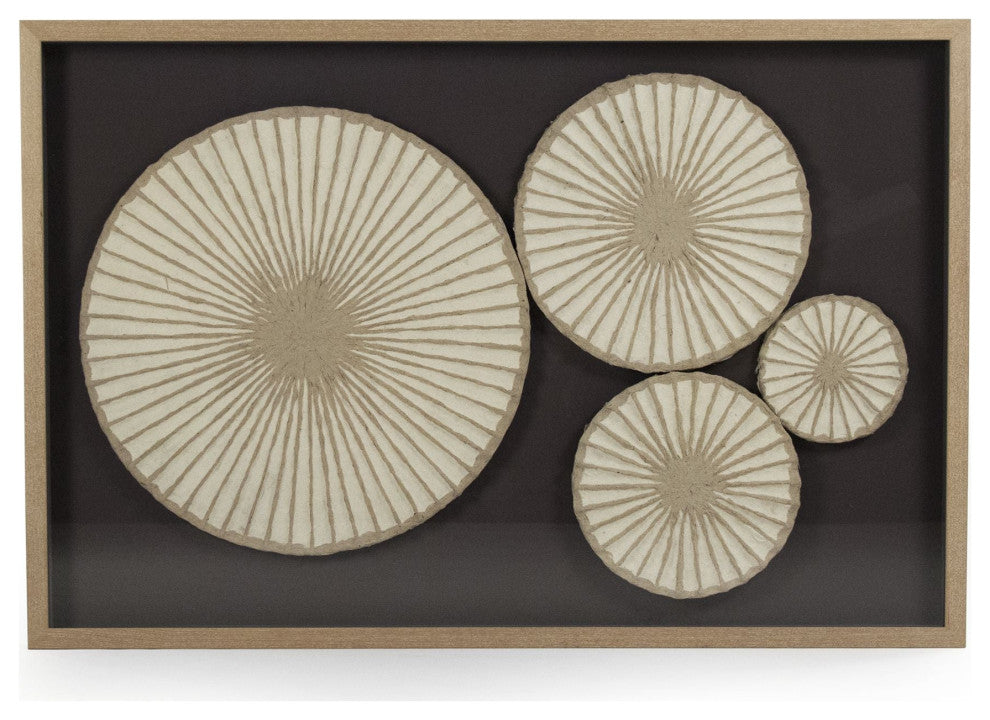 Abstract Paper Framed Art