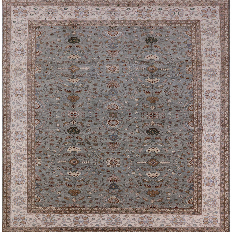 Ahgly Company Indoor Square Mid-Century Modern Area Rugs, 5' Square