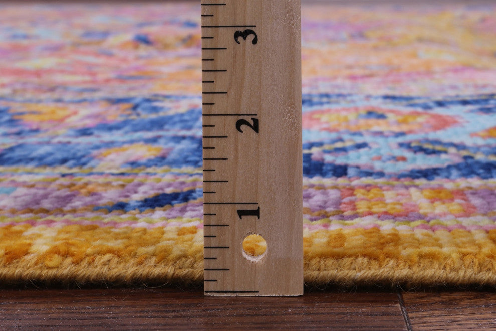 Heriz Serapi Hand-Knotted Wool Rug 9' 2" X 11' 10" - Q16089