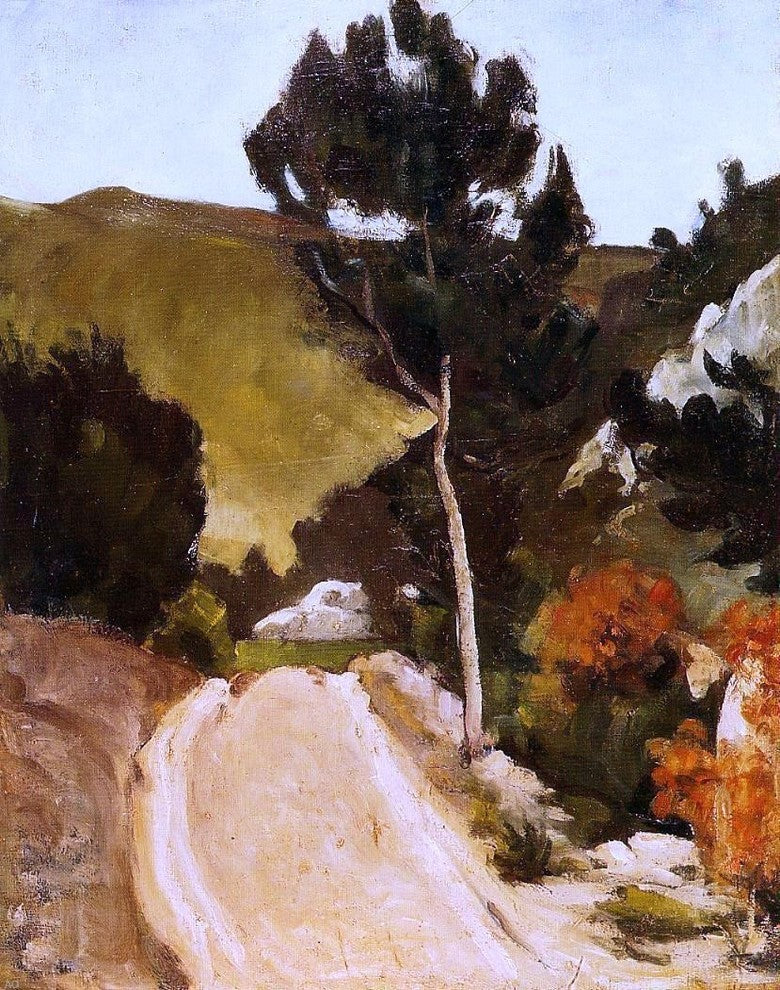 Paul Cezanne Winding Road in Provence Wall Decal