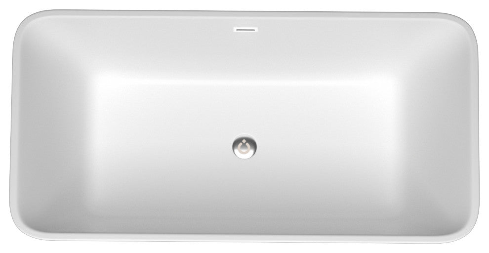 Acrylic Freestanding Soaking Bathtub, 67x30