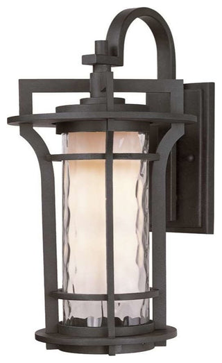 Maxim Lighting Oakville 1-Light Outdoor Wall Lantern in Black Oxide - 30485WGBO