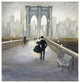"Bridge to NY v.2" Digital Paper Print by Julia Purinton, 32"x32"