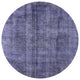 Ahgly Company Indoor Round Mid-Century Modern Area Rugs, 3' Round