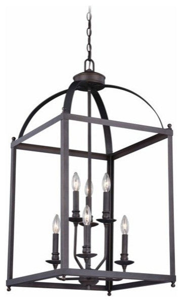 Juliet 6-Light Pendant Architectural Bronze