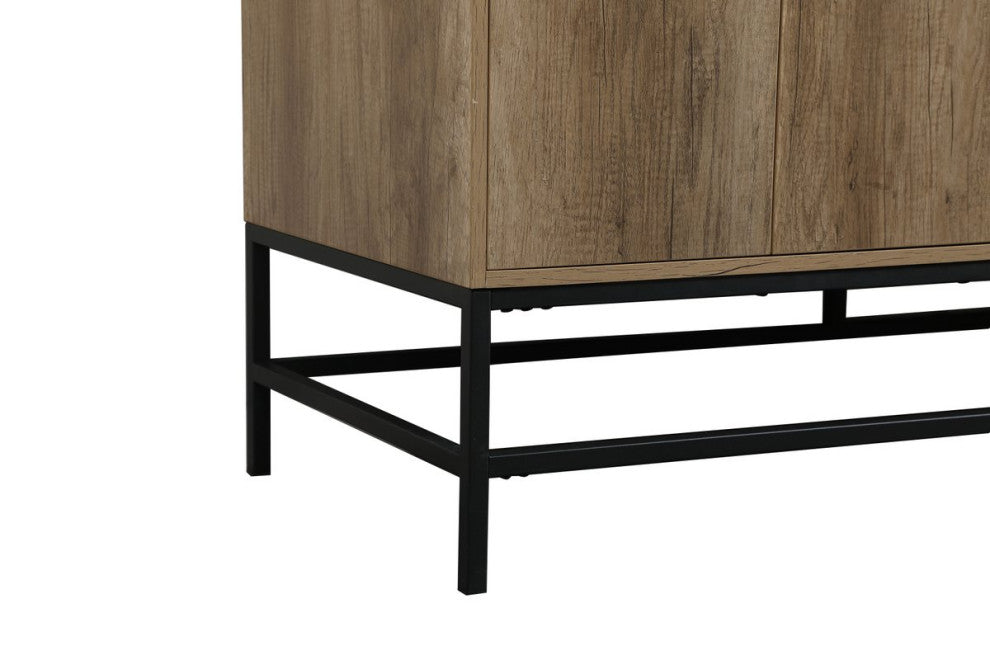 Home Living 22" Modern Natural Oak-Light Bathroom Vanity