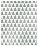 Ornate Christmas Tree Pattern 50x60 Sherpa Fleece Blanket