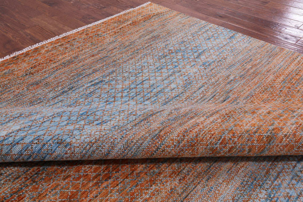 Savannah Grass Hand Knotted Wool Rug 9' 2" X 12' 3" Q9212
