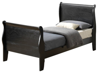 Weston Bed, Black, Twin