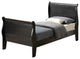 Weston Bed, Black, Twin