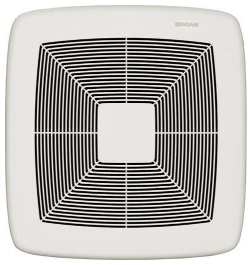 Broan RB80 80 CFM .3 Sone Ceiling Mounted HVI Certified Bath Fan - White