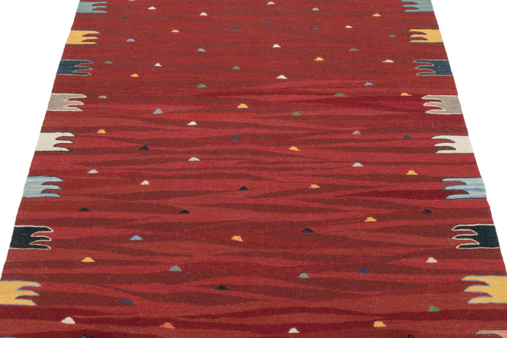 New Handwoven Turkish Kilim Rug - 4'  x 6'  (48 in. x 72 in.)