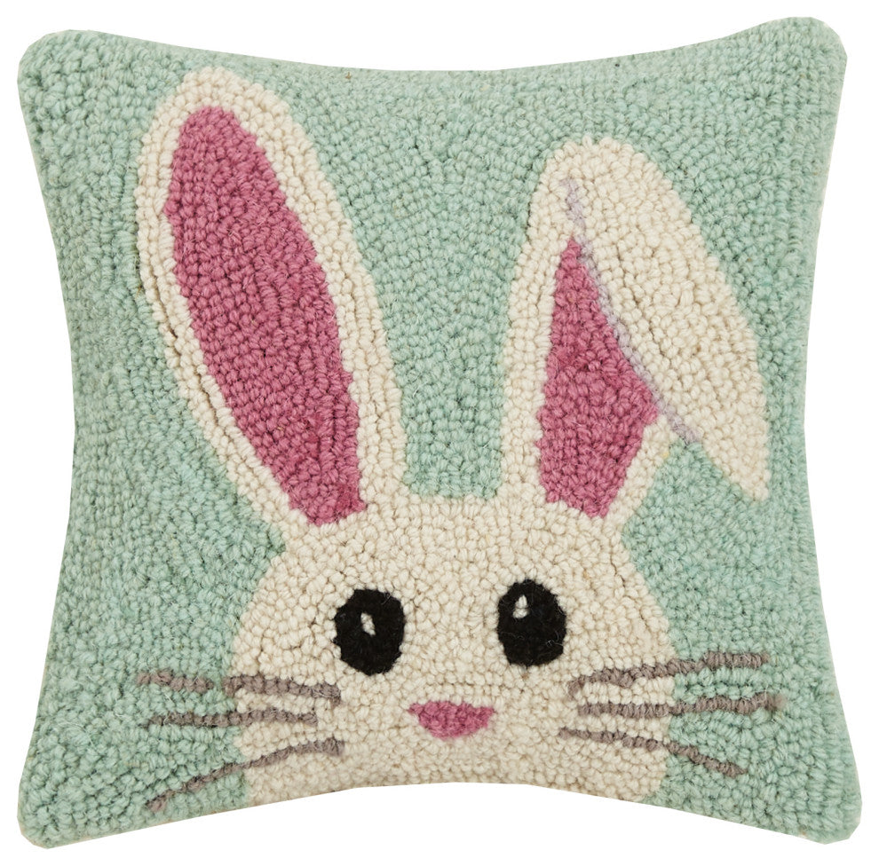 Hello Easter Bunny Hook Pillow