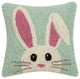 Hello Easter Bunny Hook Pillow