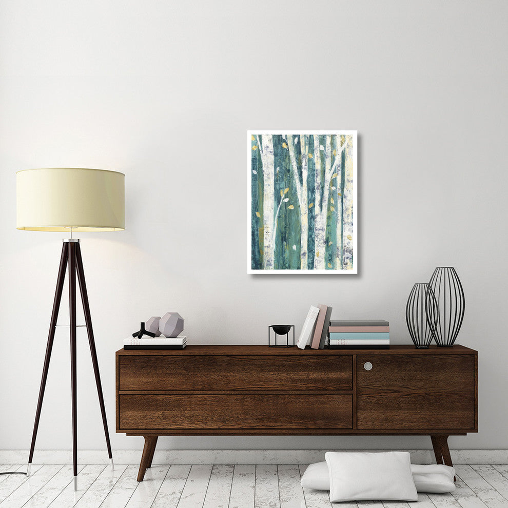 "Birches in Spring III" Digital Paper Print by Julia Purinton, 26"x34"