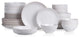 Stone Lain Lauren Stoneware 32 Piece Dinnerware Set, Off White
