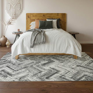 Premium Machine Washable Mayfield AMF630 Gray 3' x 5' Rug