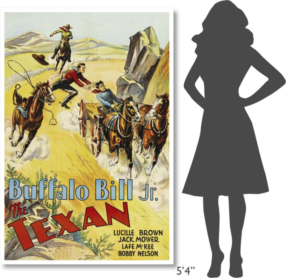 "Vintage Westerns: Texan" Digital Paper Print, 42"x62"