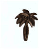 Palm Tree Cabinet Knob, Lux Bronze