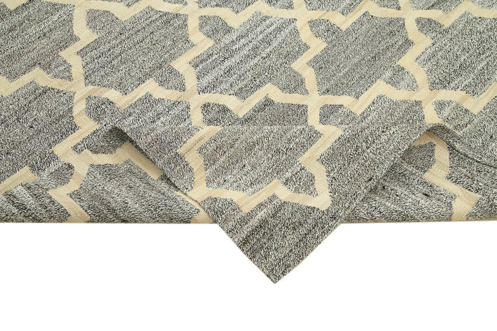 Rug N Carpet - Hand-knotted Turkish 7' 11'' x 10' 0'' Unique Wool Kilim Rug