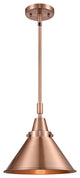 Innovations 447-1S-AC-M10-AC Briarcliff 1 Light Mini Pendant, Antique Copper
