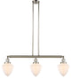 Innovations 213-PN-G661-7-LED 3 Light Island Light, Polished Nickel