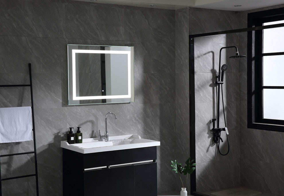 Vanity Art Led Lighted Vanity Bathroom Mirror With Touch Sensor