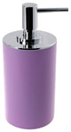 Round Free Standing Soap Dispenser, Resin, Lilac