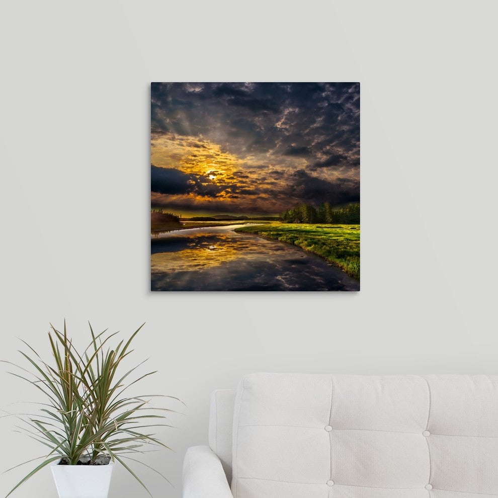 "Fantasy" Wrapped Canvas Art Print, 20"x20"x1.5"